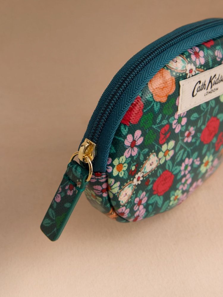 Cath Kidston Green Darling Ditsy Floral Print Oval Coin Purse - Image 3 of 3 Cath Kidston Green Darling Ditsy Floral Print Oval Coin Purse - Image 3 of 3