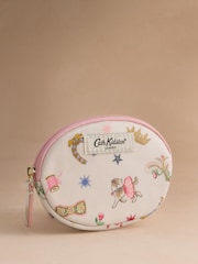 Cath Kidston Ecru Ballet Print Oval Coin Purse - Image 1 of 3