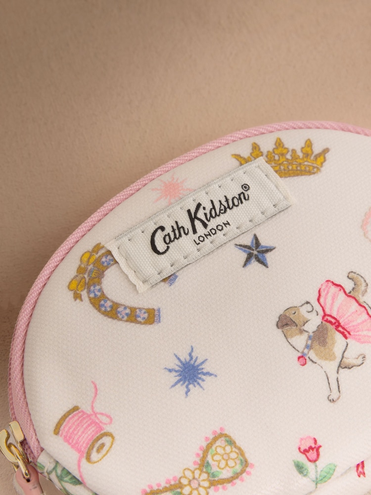 Cath Kidston Ecru Ballet Print Oval Coin Purse - Image 2 of 3