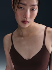 Nike Natural Earth Alate Minimalist Light-Support Padded Convertible Sports Bra - Image 2 of 5