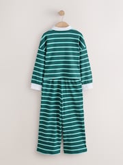 Green Rugby Top And Wide Leg Trousers Set (3-16yrs) - Image 7 of 10
