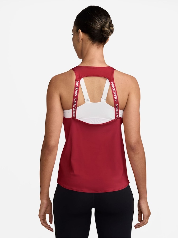 Nike Tough Red Pro Dri-FIT Tank Vest Top - Image 2 of 3 Nike Tough Red Pro Dri-FIT Tank Vest Top - Image 2 of 3