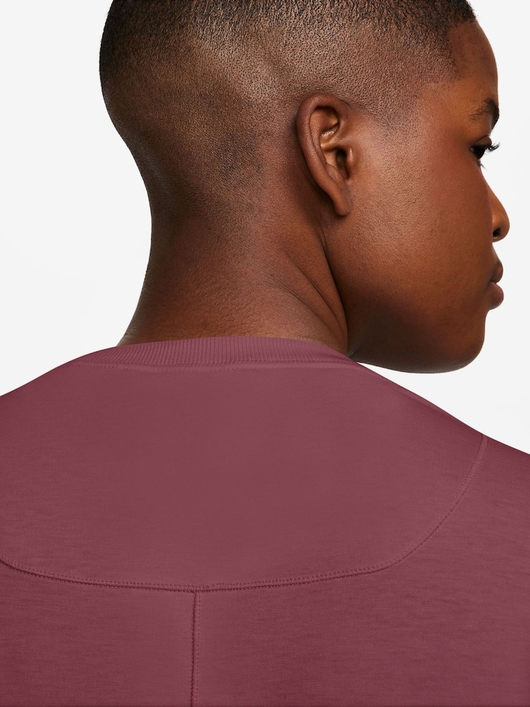 Humo rosa - Top de manga larga One Relaxed Dri-FIT de Nike - Imagen 3 de 3