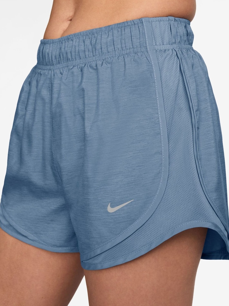 Nike Work Blue Tempo Dri-FIT Mid Rise Brief Lined Running Shorts - Image 4 of 4