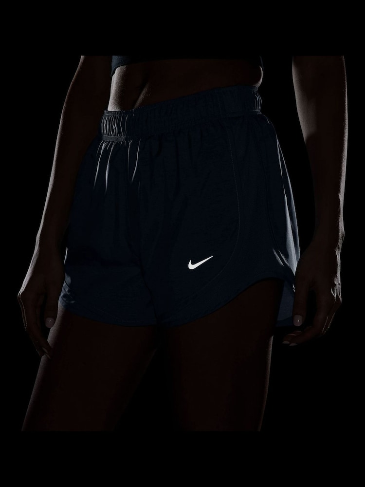Nike Work Blue Tempo Dri-FIT Mid Rise Brief Lined Running Shorts - Image 5 of 5 Nike Work Blue Tempo Dri-FIT Mid Rise Brief Lined Running Shorts - Image 5 of 5