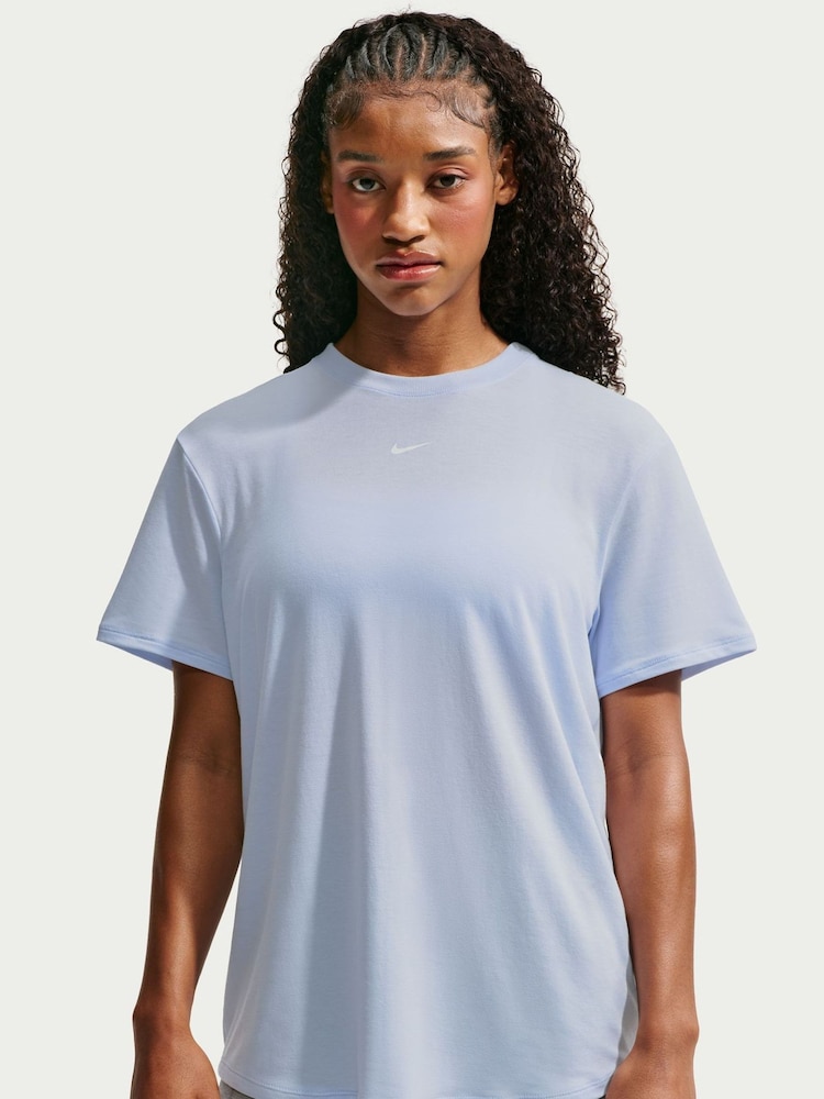 Ūdeņraža zilais - Nike One Relaxed Dri-FIT īsroku T-krekls - Attēls 4 no 4