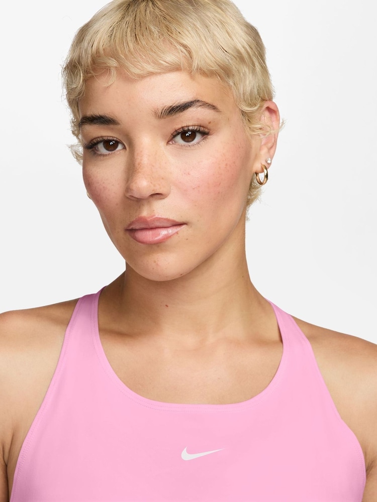 Nike Pink Rise Pro Dri-FIT Tank Vest Top - Image 3 of 3 Nike Pink Rise Pro Dri-FIT Tank Vest Top - Image 3 of 3