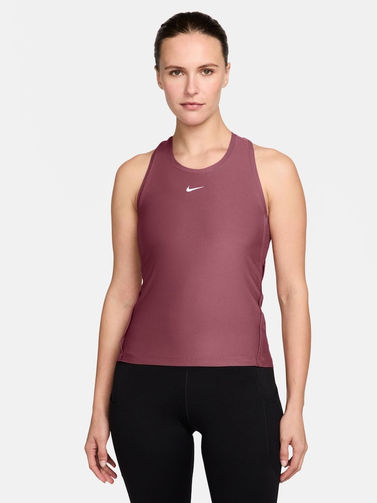 Nike Pink Smoke Victory Dri-FIT Tennis/Padel Tank Top - Image 1 of 3 Nike Pink Smoke Victory Dri-FIT Tennis/Padel Tank Top - Image 1 of 3