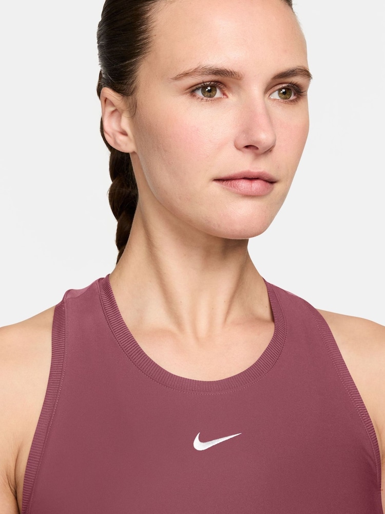Nike Pink Smoke Victory Dri-FIT Tennis/Padel Tank Top - Image 3 of 3 Nike Pink Smoke Victory Dri-FIT Tennis/Padel Tank Top - Image 3 of 3