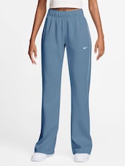 Nike Work Blue Sportswear Windrunner Mid-Rise Slim Knit Joggers - Image 1 of 3