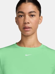 Nike Cucumber Green One Classic Twist Dri-FIT Short Sleeve Top - Image 3 of 4