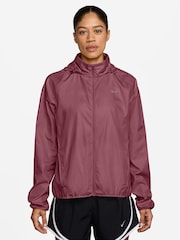 Nike Pink Smoke Tempo Repel Running Jacket - Image 1 of 4