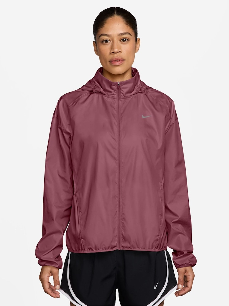 Nike Pink Smoke Tempo Repel Running Jacket - Image 1 of 4