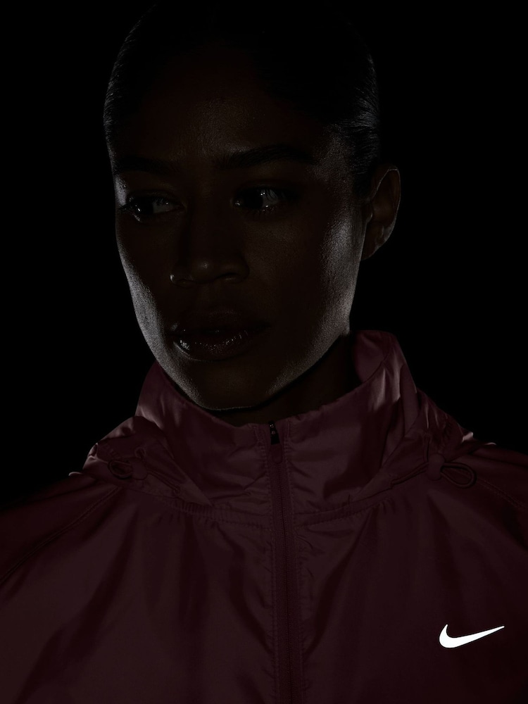 Nike Pink Smoke Tempo Repel Running Jacket - Image 4 of 4