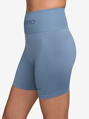 Nike Work Blue Pro Seamless Dri-FIT High-Waisted 5" Biker Shorts - Image 3 of 4