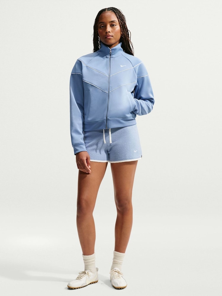 Nike Work Blue Windrunner Piping Detail Track Jacket - Image 2 of 5