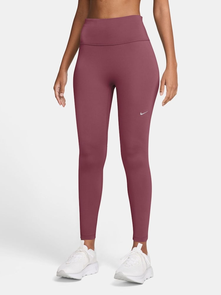 Pink Smoke - Leggings de tiro alto 7/8 para correr Tempo de Nike - Imagen 1 de 4