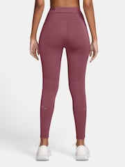 Pink Smoke - Leggings de tiro alto 7/8 para correr Tempo de Nike - Imagen 2 de 4