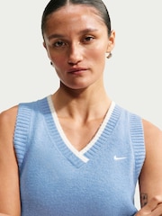Синий с принтом - Nike Chill трикотажная майка свободного кроя - Изображение 3 5