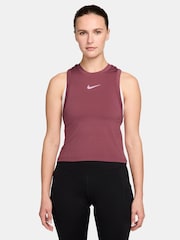 Nike Pink Smoke Pro Women’s Dri-FIT Tank Top - Image 1 of 3