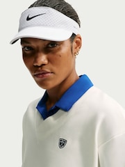 Nike Sail White Club Dri-FIT Fleece Golf Sweat Shirt - Image 5 of 6