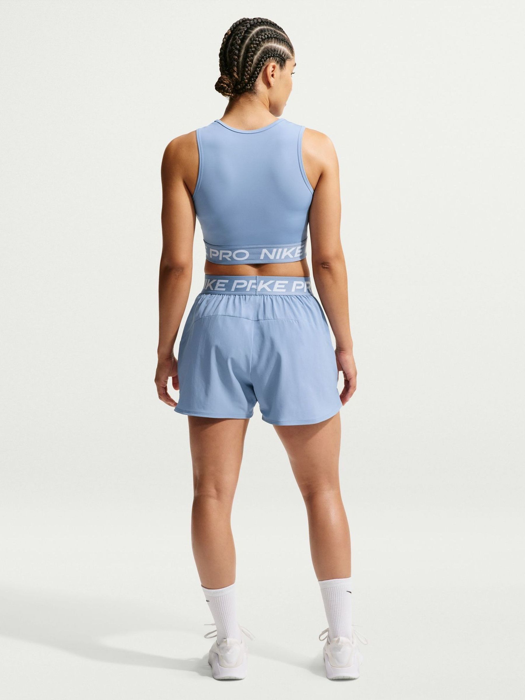 Comprar Azul Trabalho - Shorts Nike Pro Dri-FIT Mid-Rise com