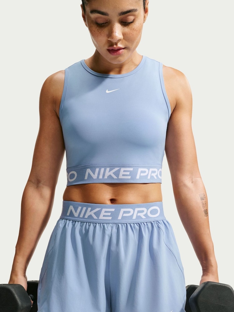 Nike Work Blue Pro Dri-FIT Mid-Rise Brief-Lined 3" Woven Shorts - Image 5 of 5