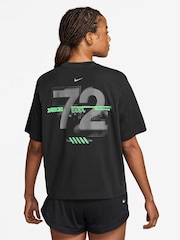 Nike Black Swift Dri-FIT Boxy Running T-Shirt - Image 2 of 3