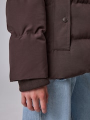 Brūna krāsa - Superdry Everest Five Baffle dūnu jaka - Attēls 6 no 13