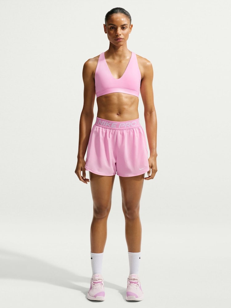 وردي متدرّج - حمَّالة صدر رياضية مبطّنة بدعم خفيف بحمَّالات Indy من Nike - Image 1 of 5 وردي متدرّج - حمَّالة صدر رياضية مبطّنة بدعم خفيف بحمَّالات Indy من Nike - Image 1 of 5
