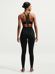 Nike Black Indy Strappy Light Support Padded Sports Bra - Image 4 of 5