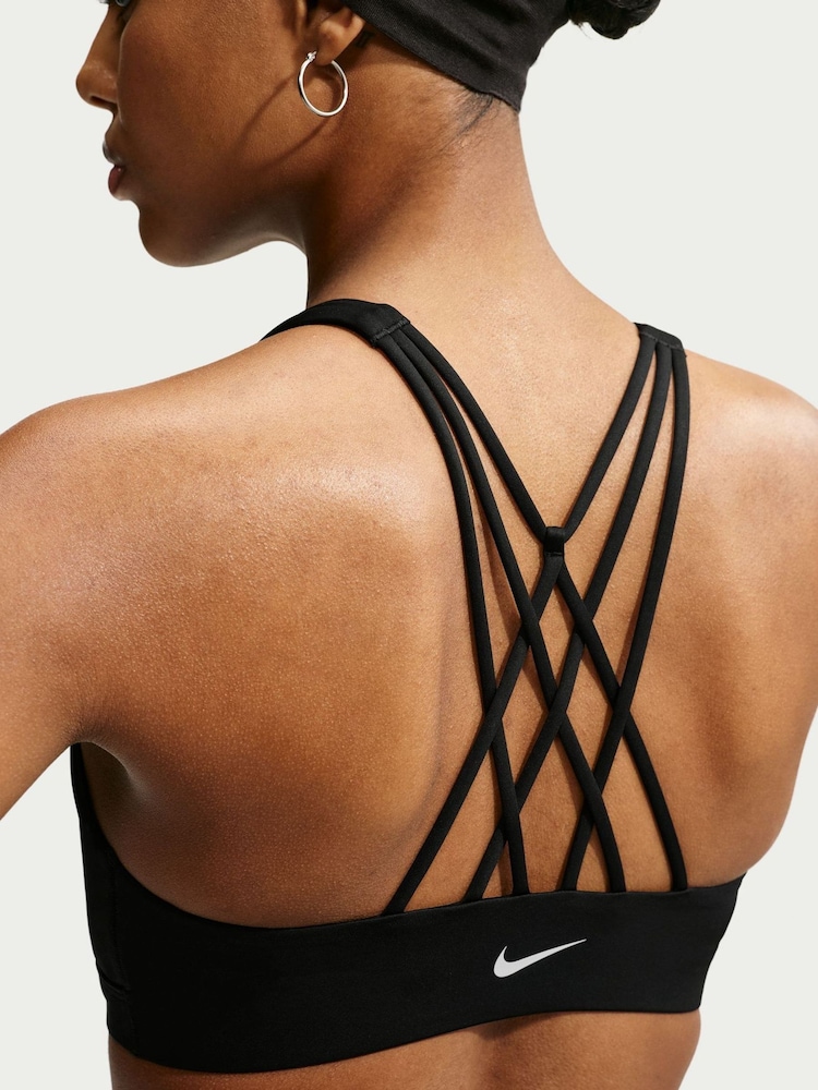 Nike Black Indy Strappy Light Support Padded Sports Bra - Image 5 of 5 Nike Black Indy Strappy Light Support Padded Sports Bra - Image 5 of 5