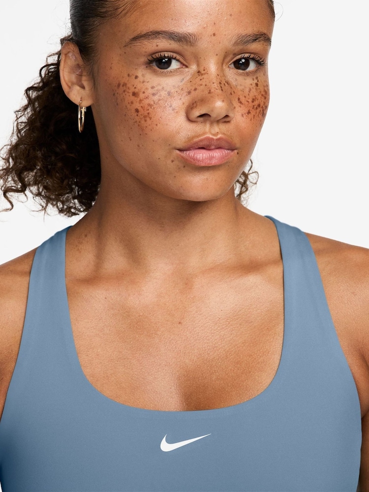 Nike Work Blue Pro Light Support Non Padded Sports Bra - Image 3 of 3