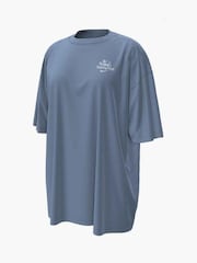 أزرق عملي - تيشِرت واسع بأكمام قصيرة بتقنية Dri FIT من Nike - صورة 1 من 2