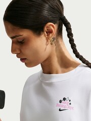Nike White Dri FIT Oversized Short Sleeve T-Shirt - Image 5 of 7