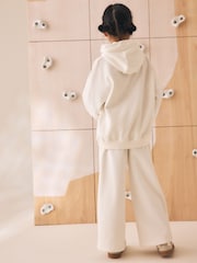 Ecru Wide Leg Joggers (3-16yrs) - Image 3 of 4