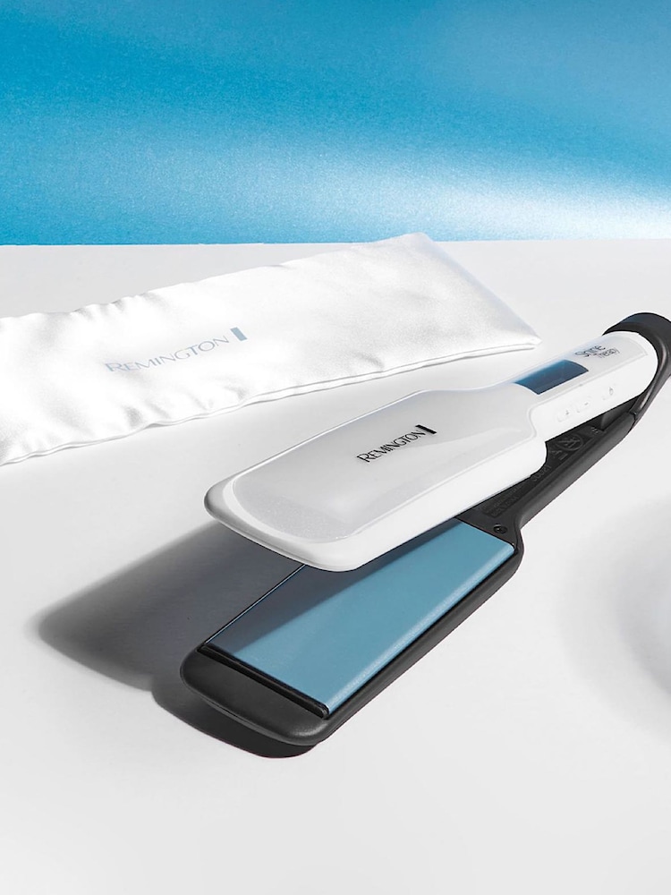 Remington Shine Therapy Wide White Straightener - Image 5 of 5
