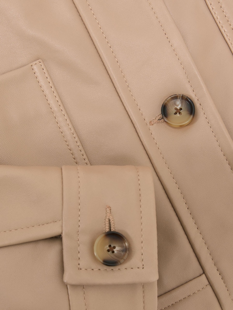 Kožna jakna za kamiondžije Reiss Sonni - Slika 7 od 7