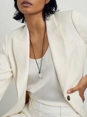 Reiss Silver Opal Necklaces - Image 3 of 5