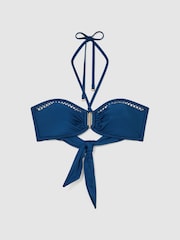 Reiss Janina Shimmer Bandeau Bikini Top - 圖片 2/6