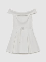 Reiss Arwen Off-Shoulder Flippy Mini Dress - Bild 2 von 6