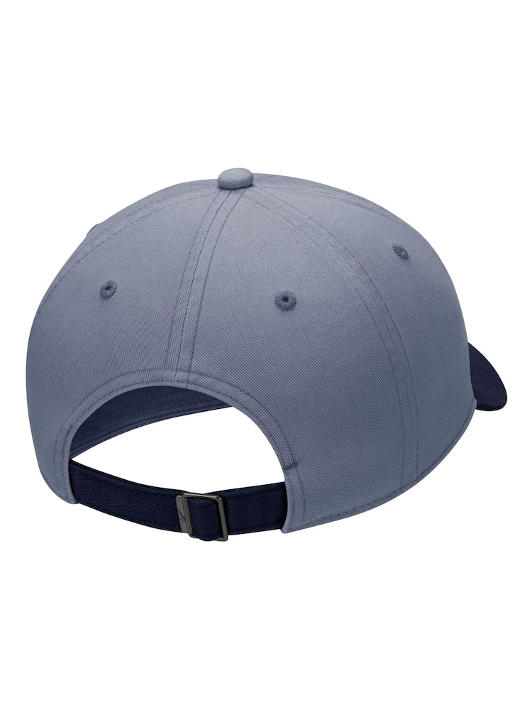 Nike Blue Unstructured Futura Wash Cotton Cap - Image 2 of 2 Nike Blue Unstructured Futura Wash Cotton Cap - Image 2 of 2