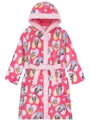 Character Pink Bluey And Bingo Hearts Dressing Gown - Image 3 of 12