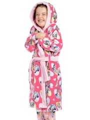 Character Pink Bluey And Bingo Hearts Dressing Gown - Image 8 of 12