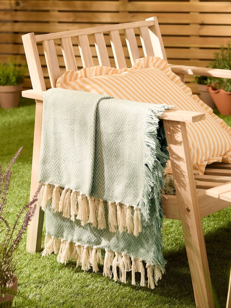 Wylder Leaf Wisley Woven Indoor Outdoor Throw - Image 1 of 3