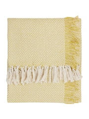 Wylder Yellow Wisley Woven Indoor Outdoor Throw - Image 2 of 3