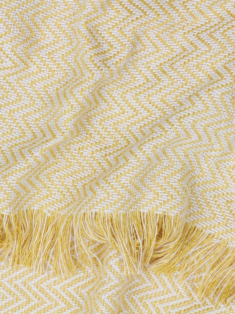 Wylder Yellow Wisley Woven Indoor Outdoor Throw - Image 3 of 3