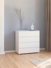 Rauch Alpine white Joelle 3 Drawers Chest - Image 1 of 4