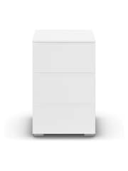 Rauch Alpine white Joelle 2 Drawer Bedside Table - Image 2 of 4