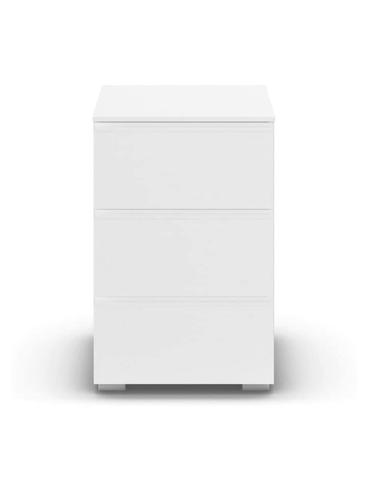 Rauch Alpine white Joelle 2 Drawer Bedside Table - Image 2 of 4 Rauch Alpine white Joelle 2 Drawer Bedside Table - Image 2 of 4
